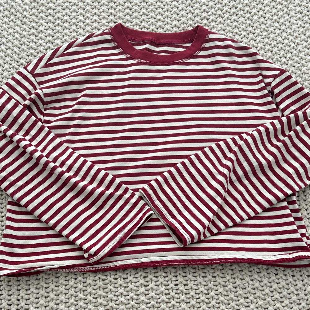 striped long sleeve shirt